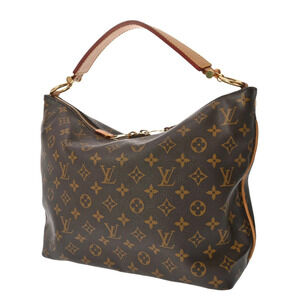 Louis Vuitton Sully Brown Shoulder Canvas Bag Monogram